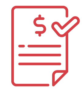 icon showing paid invoice