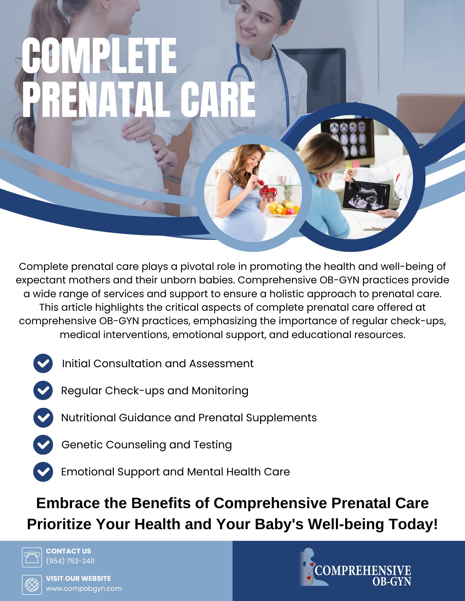 Comprehensive Prenatal Care Nurturing the Health of Expectant Mothers