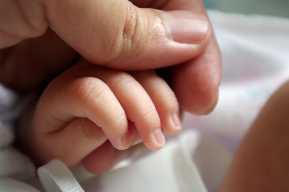 The Little Baby Hand in the Mother’s Hand